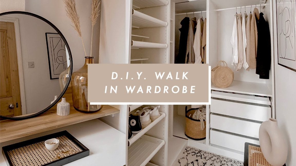 I BUILT A WALK IN WARDROBE  DIY ROOM MAKEOVER  I Covet Thee