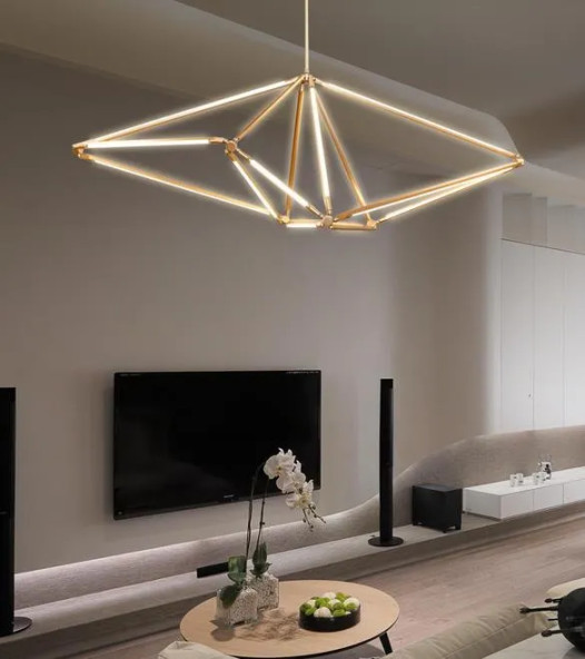 Icarus Modern Luxury Mystical Pyramid Pendant Light