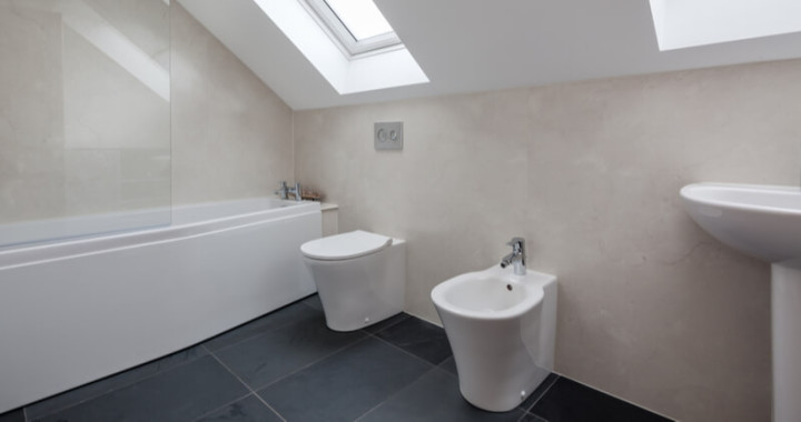 Ideas For Bathrooms and Wetrooms With A Sloped Ceiling