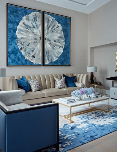 Incredible Blue Living Room Colour Scheme Ideas  LuxDeco