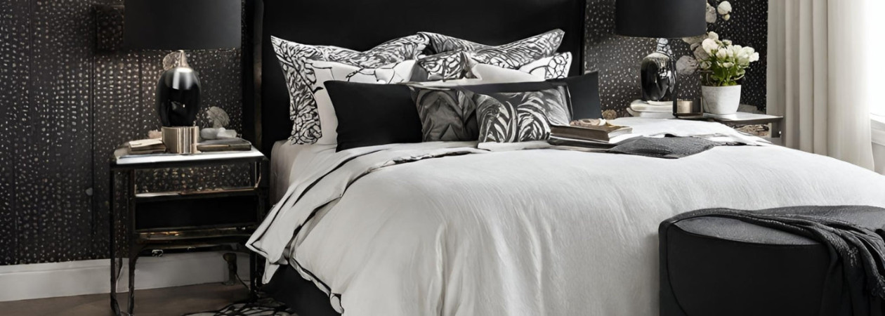 Inspiring Black and White Bedroom Ideas with Black Beds