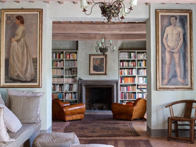 Italian Interior Design:  Beautiful Homes  The Study