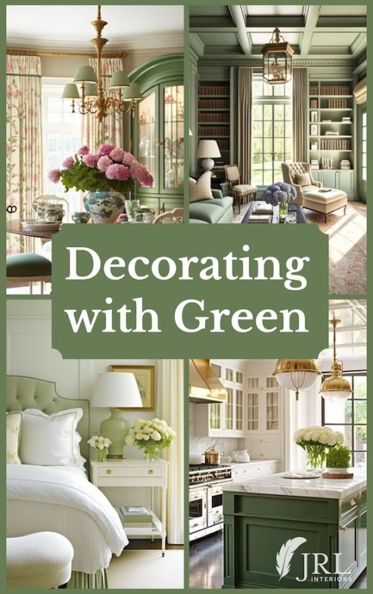 JRL Interiors — Ways to decorate using green