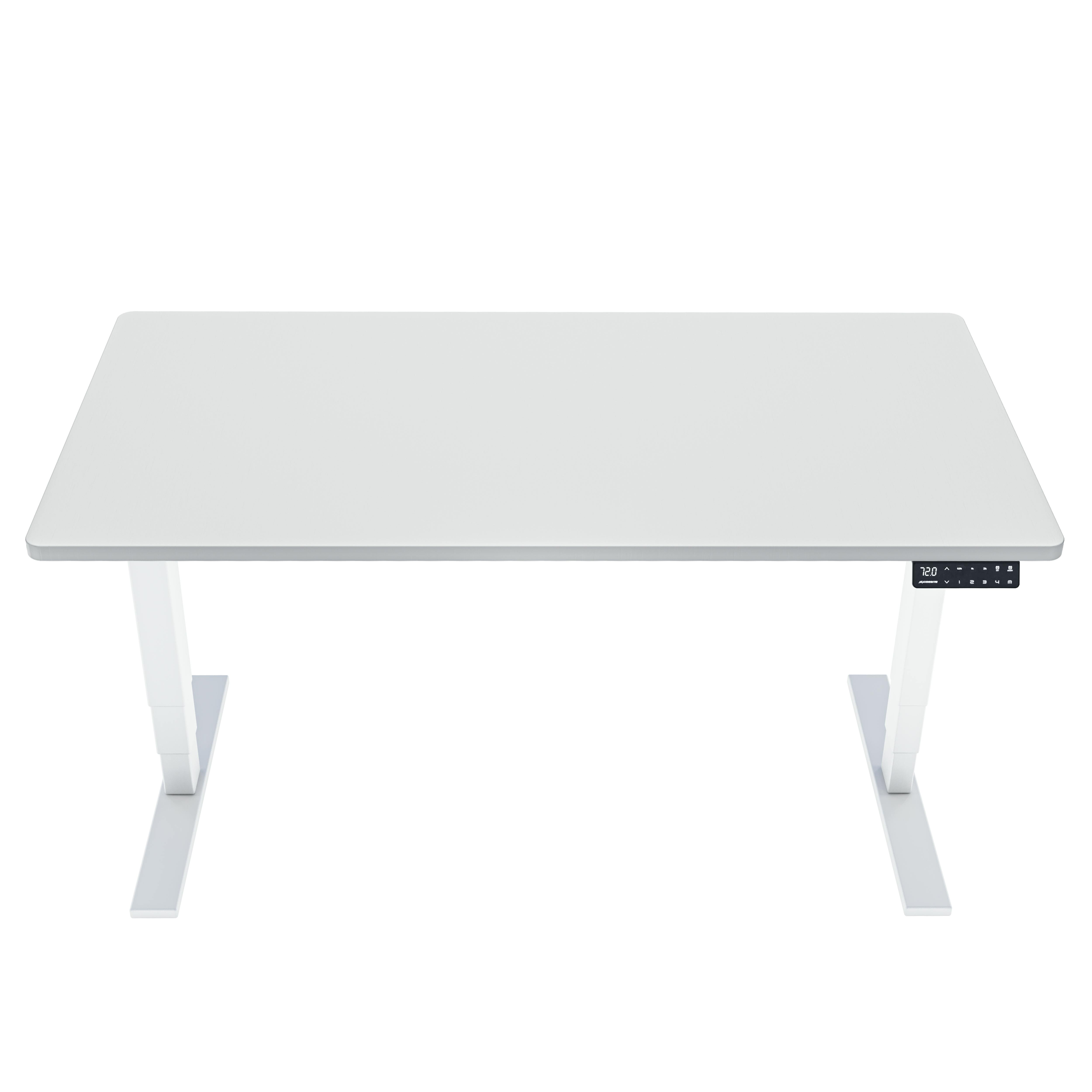 K Adjustable Table - White frame, White MFC ( Sizes)