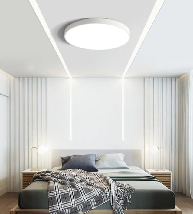 Karel Minimalist Slim Surface Sleek Ceiling Light