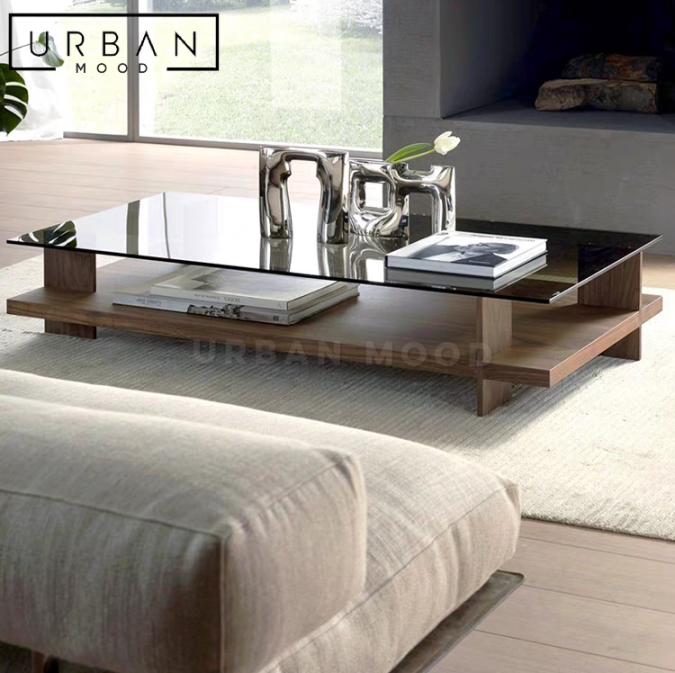 LAIR Modern Solid Wood Coffee Table - L