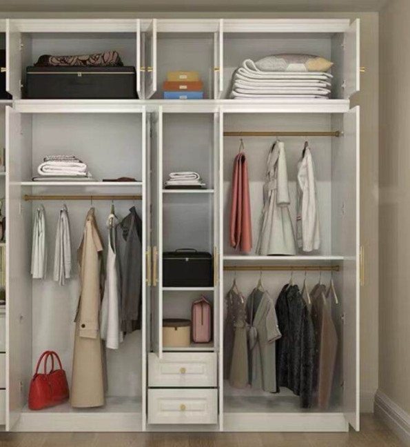 Large wardrobe. The bedroom is practical