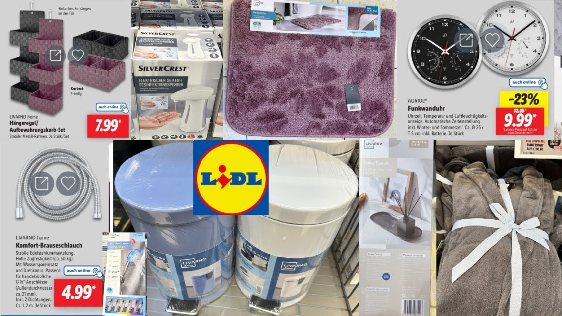 LIDL MIDDLE AISLE TH OCTOBER Beauty/Bathroom /Home decor