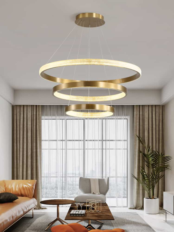 Linkaaln Lux Multiple Rings Pendant Light  Screed