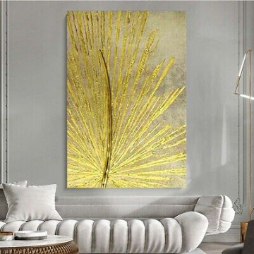 Living Room Decor Oil Painting Light Luxury Gold Leaf Tree Abstract Pattern   eBay