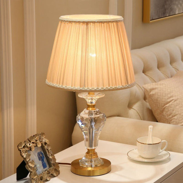 MIRODEMI Luxury Crystal Table Lamp for Living Room, Bedroom — Mirodemi