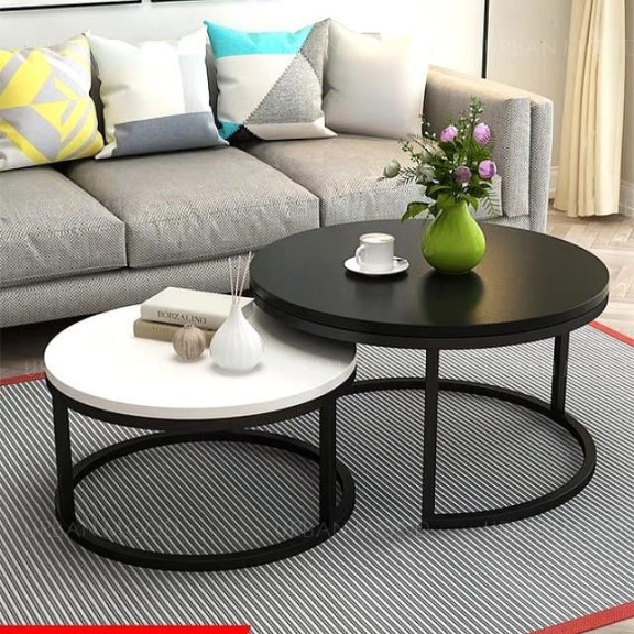 MOD Monochrome Round Coffee Table – Urban Mood