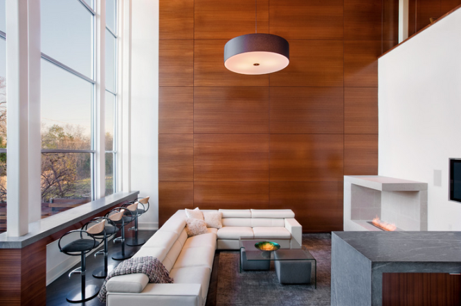 Modern Wood Panel Ideas — Mid Century Modern Interior Designer