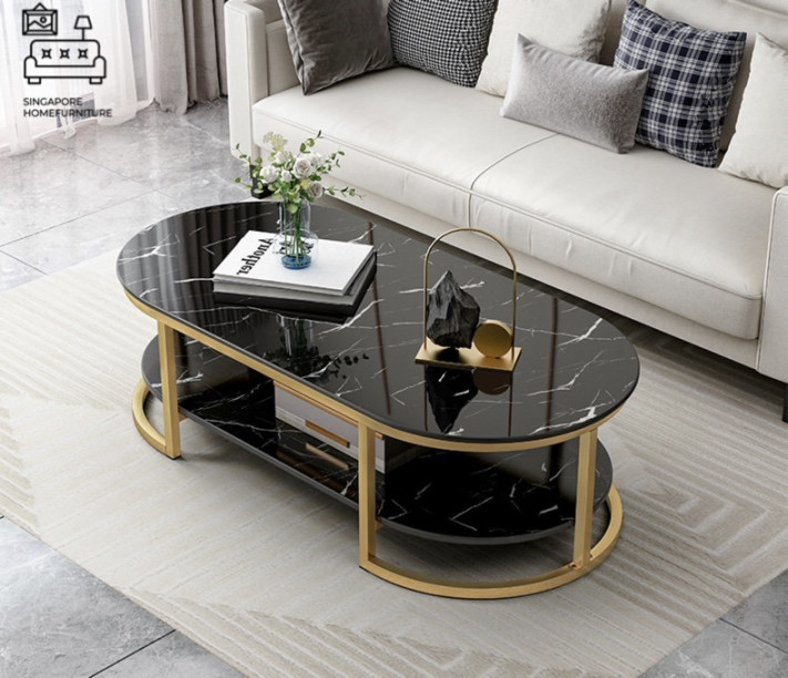 MONTFOORT® Glass Coffee Table  Tempered Glass   Colours: Black, White    Lengths: mm, 100mm  $