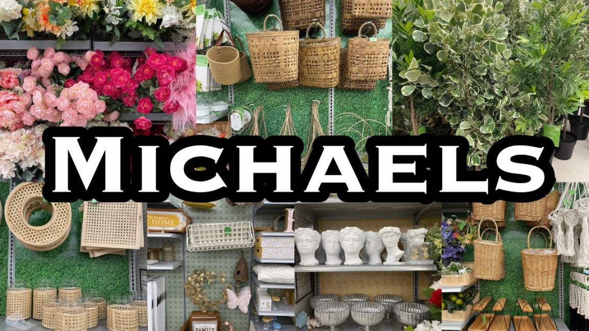 MUST SEE MICHAELS SPRING DECOR  • SHOP WITH ME