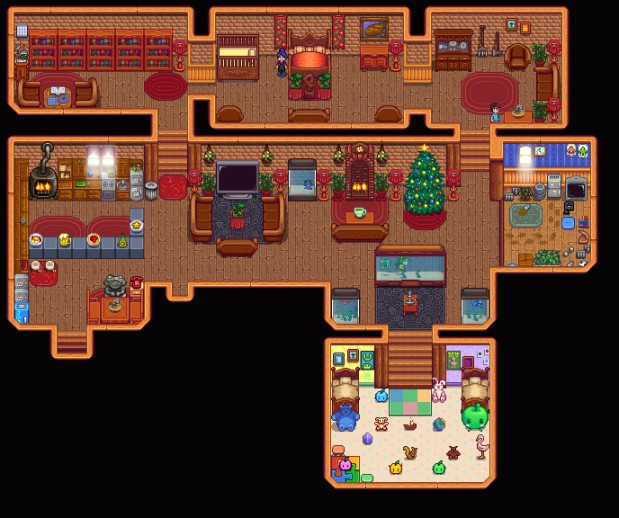 my home decor with some ideas here from reddit : r/StardewValley