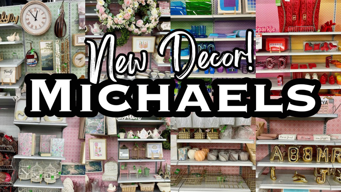 NEW MICHAELS DECOR • MICHAELS SPRING DECOR  • SHOP WITH ME