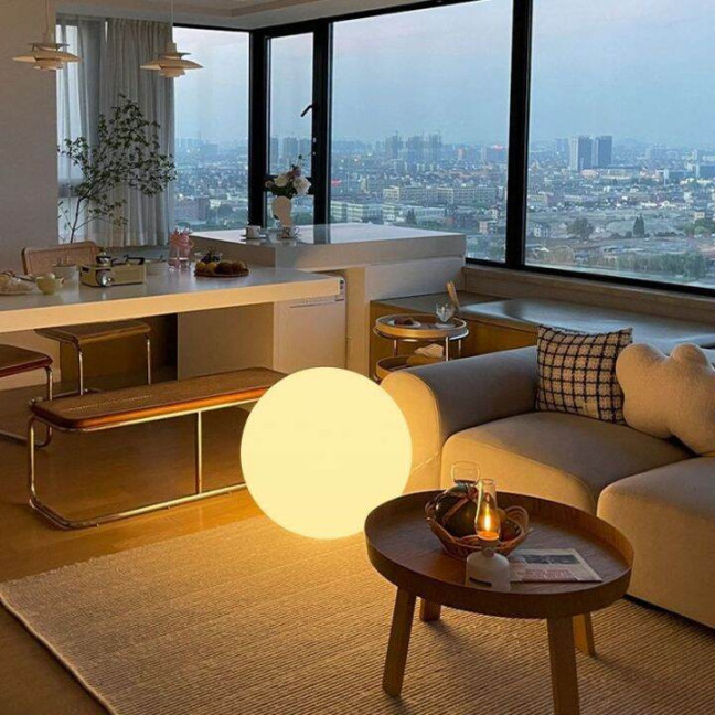 Nordic Creativity Ball Floor Lamp Room Led Lamp Simple Living Room Lamp  Modern Bedroom Standing Lamps Night Light Bedside Light