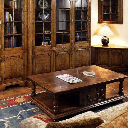 Oak Living Room Furniture - Classic Dark Wood & Modern - Tudor Oak UK