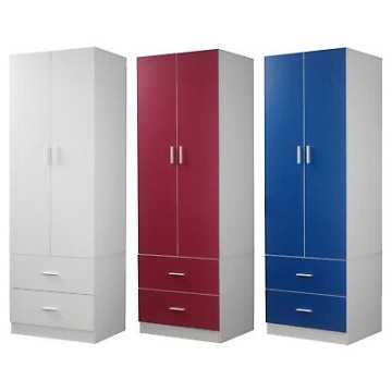 Orlando Wooden  Door With  Drawers Kids Wardrobe Bedroom