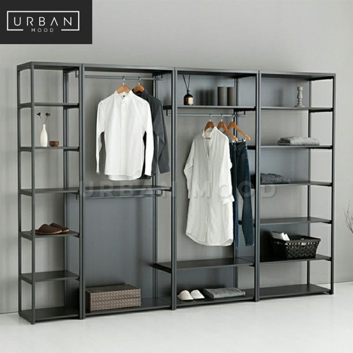 PAULSEN Modern Open Concept Wardrobe - L x W x H