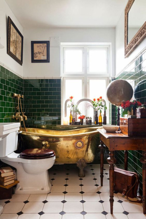 Refined Vintage Bathroom Décor Ideas - DigsDigs