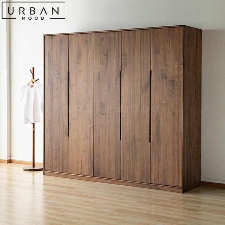 SALA Rustic Solid Wood Wardrobe -  doors L x W x 0H