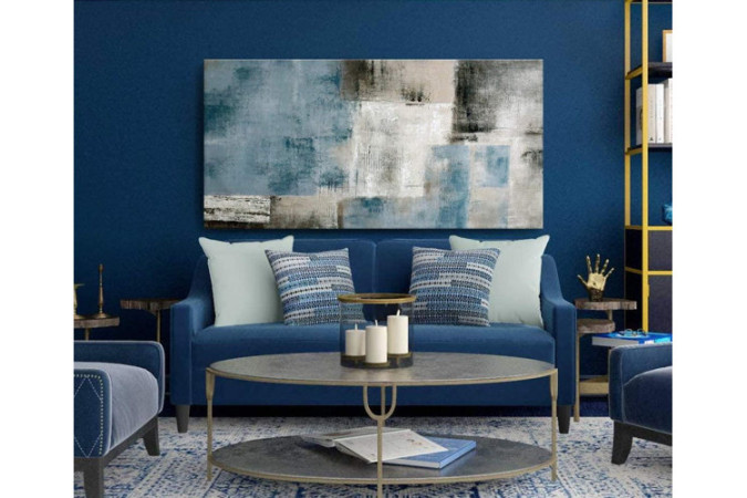 Serene Ideas for Styling Blue Living Rooms  Wayfair