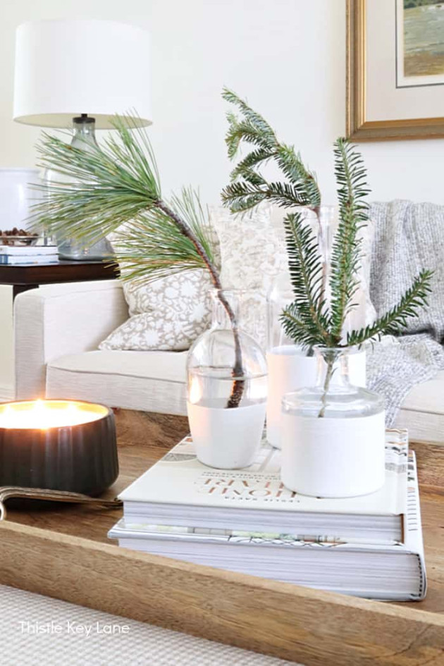 Simple Winter Home Decor Ideas - Thistle Key Lane