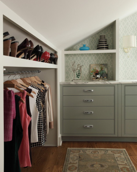 Sloped Ceiling Closets Solutions • Queen Bee of Honey Dos