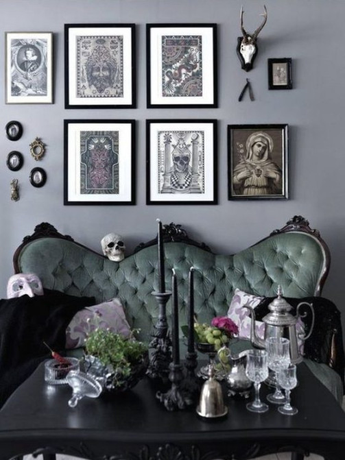 Sophisticated Gothic Home Decor Ideas - Shelterness