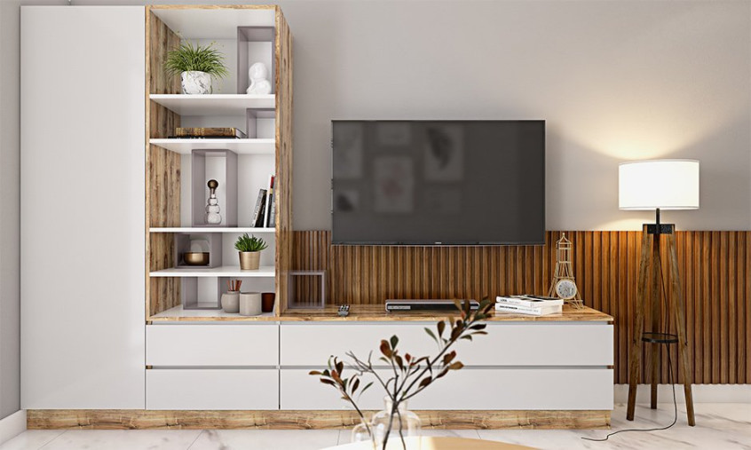 Space-Saving Wall Mount TV Cabinet Designs  DesignCafe