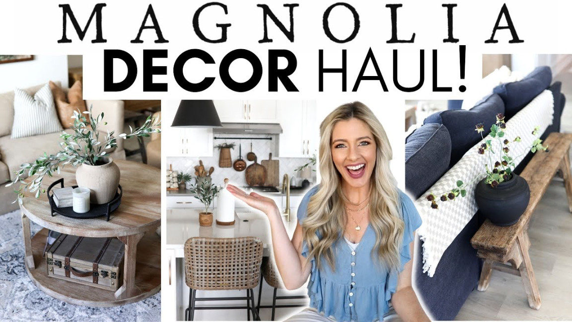 STYLING NEW DECOR  MAGNOLIA HOME DECOR HAUL  DECORATE WITH ME