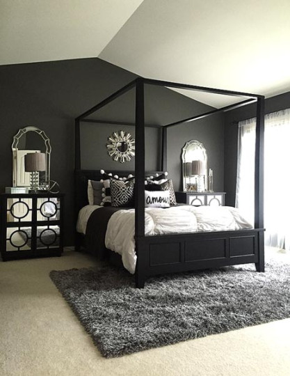 Stylish Black Bedroom Ideas and Photos  Shutterfly