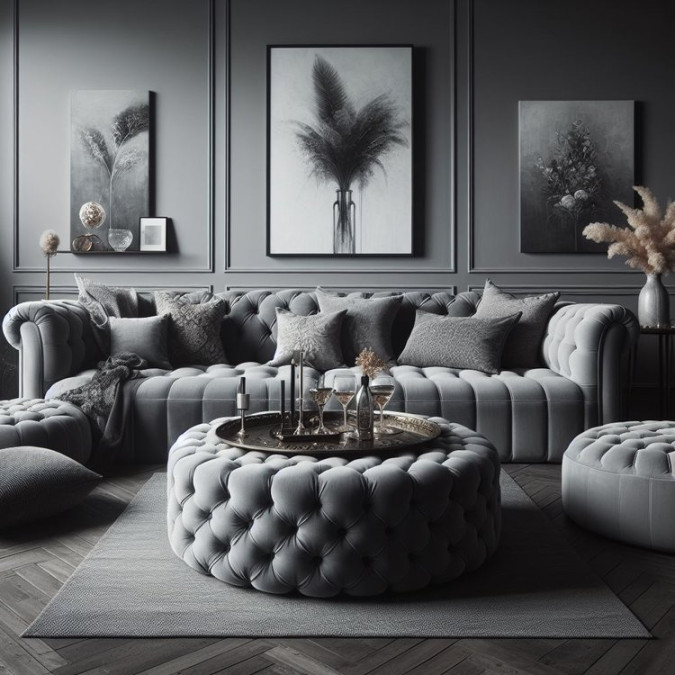 Stylish Grey Couch Interior Design Ideas for a Modern Living Space