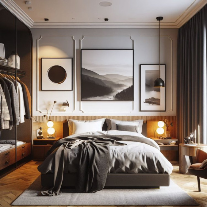 Stylish Men Bedroom Decor Ideas