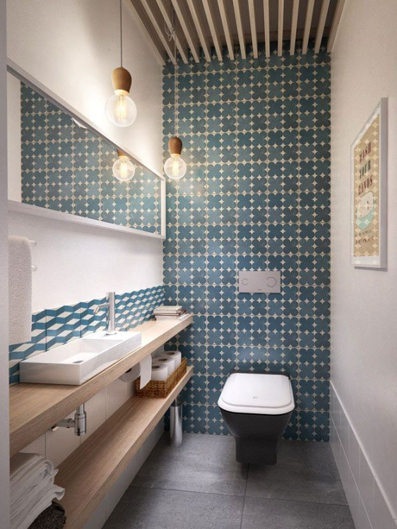 Tackling narrow bathroom layouts - LivinghouseLivinghouse