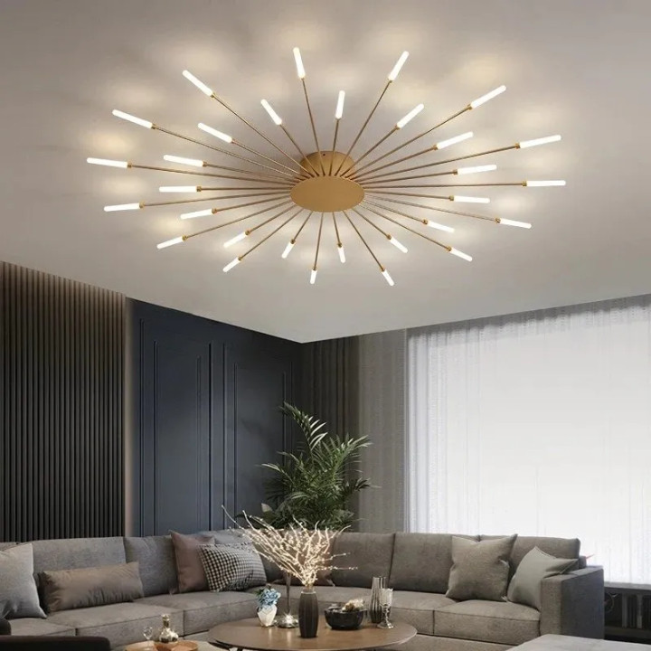 Therinor Modern Minimalist Twirl Glow Ceiling Light