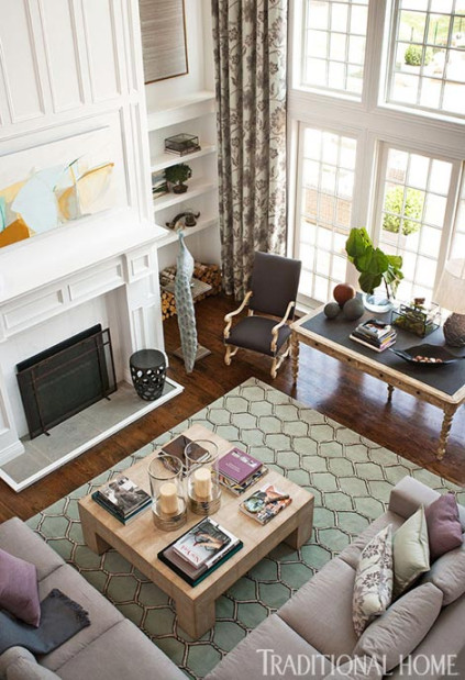 Tips for Styling Large Living Rooms {& Other Awkward Spaces