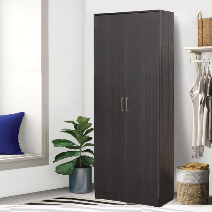 TK Full Height  Door Wardrobe (Walnut)