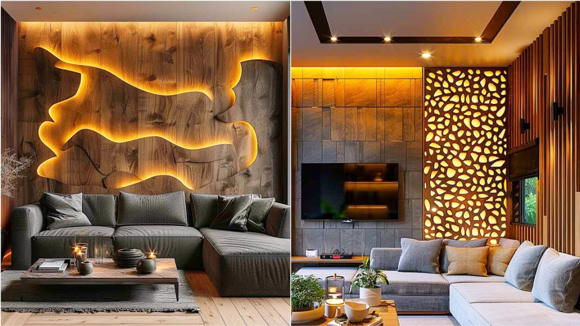 Top Wooden Wall Panel Ideas for a Stylish Living Room  Modern Living Room  Wall Panel Design Ideas