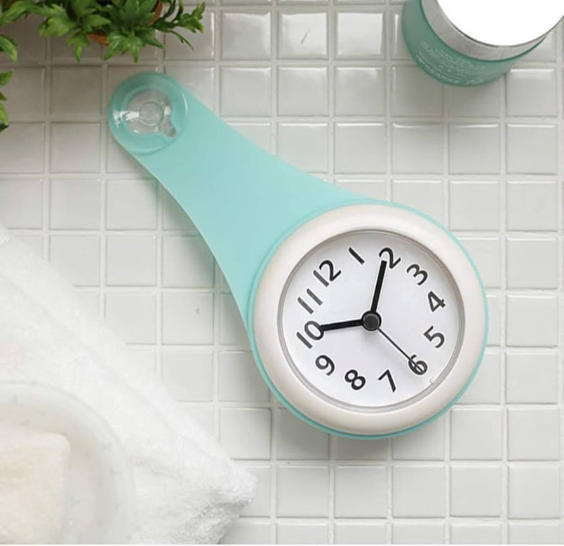 Wall Clock Household Bathroom Waterproof Small Digital Wall Clock