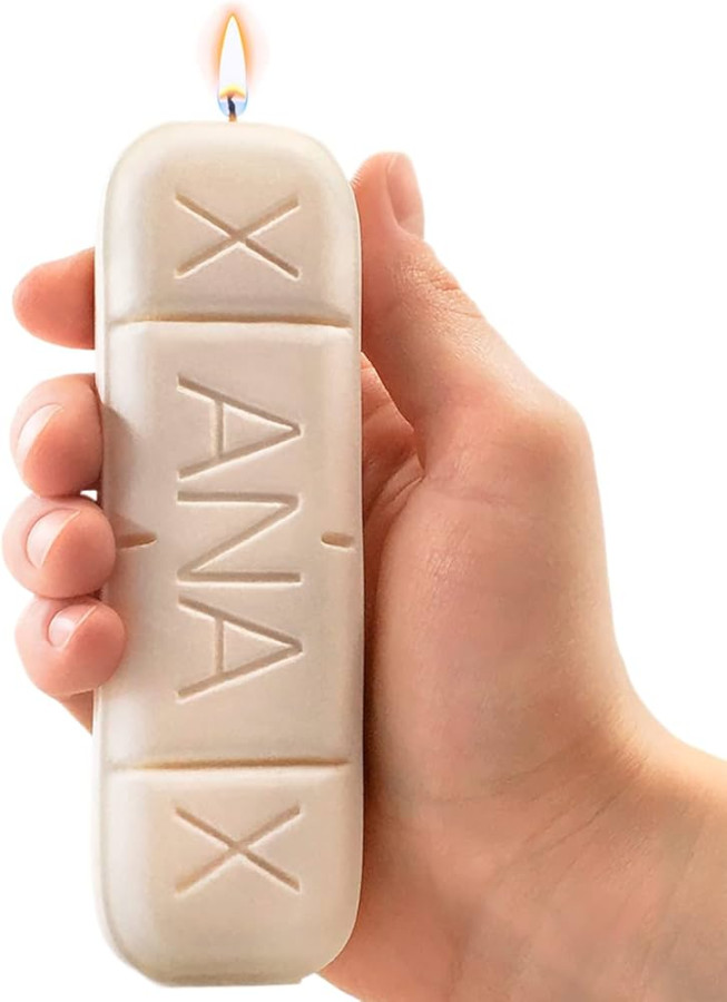 Xanax Pill Anti-Stress Soy Candle - Enjoy Natural Relaxation, Romantic Soft  Glow, Impressive Realistic Detail