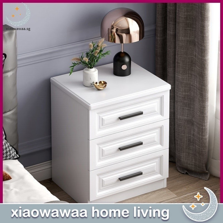 Xiao Bedside Table Simple Small White Bedroom Sideboard Bedroom